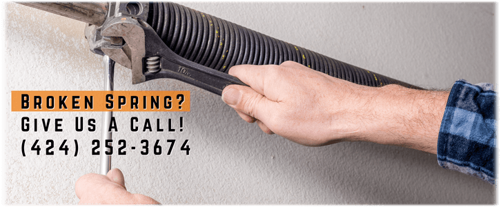 Broken Garage Door Spring Repair Hawthorne CA